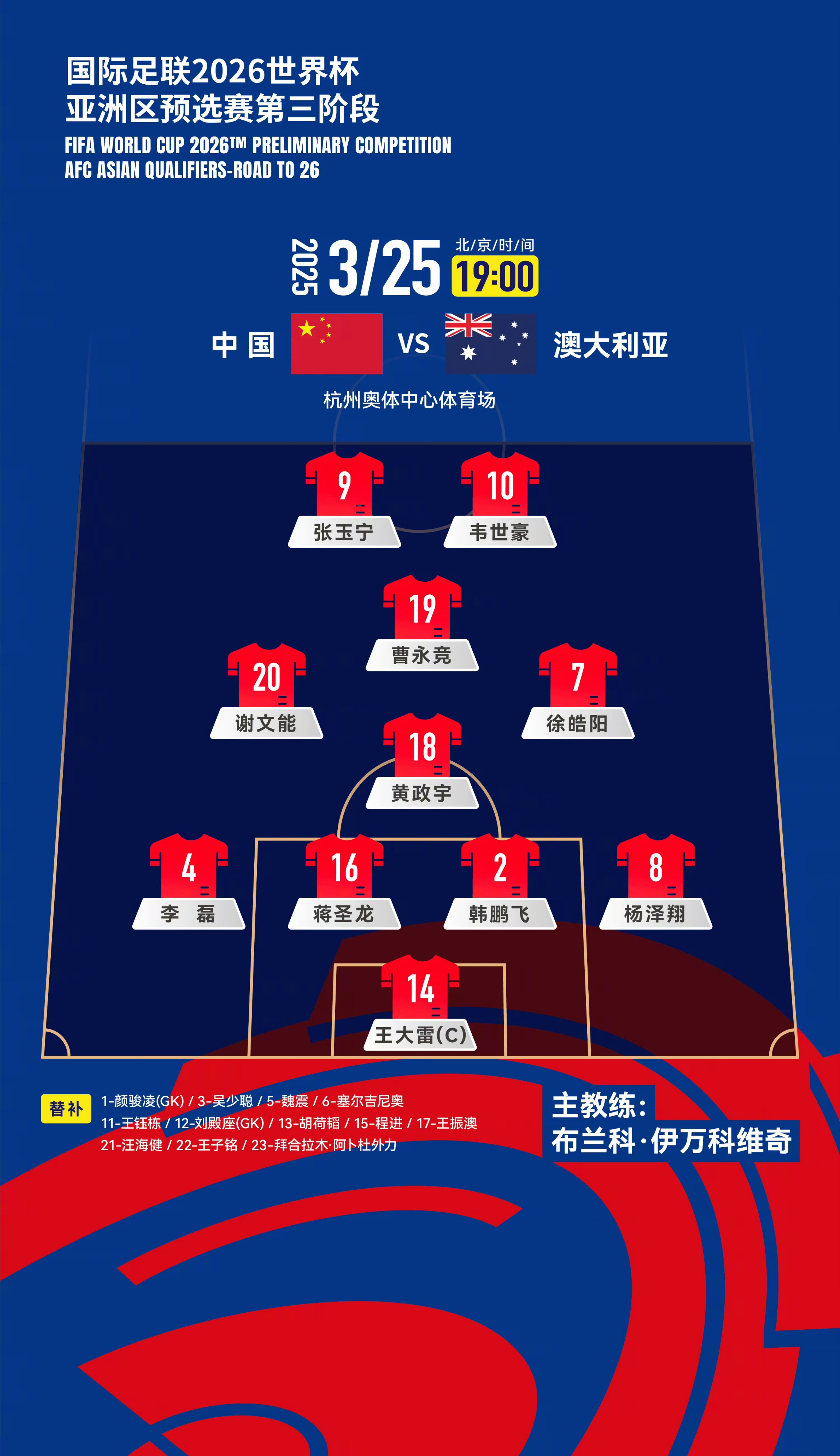 世界杯预选：中国队表现抢眼，晋级前途大好